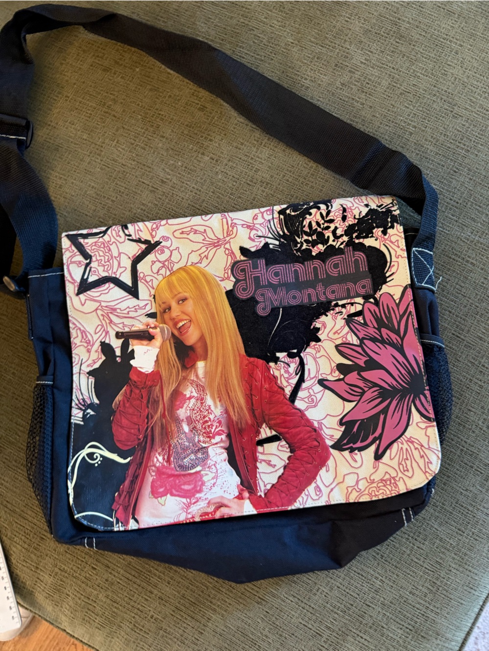 2008 Disney Hannah Montana Messenger Bag NWT Y2K Miley Cyrus FAB Starpoint